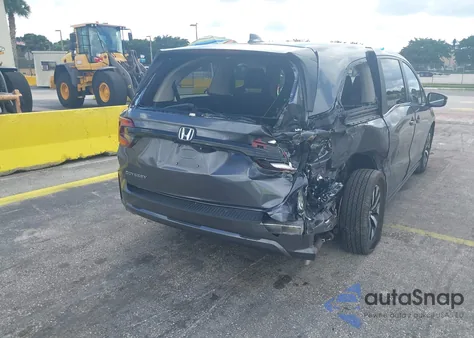 2025 Honda Odyssey Ex-L z USA, uszkodzony, nr VIN 5FNRL6H62SB072462